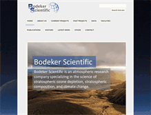 Tablet Screenshot of bodekerscientific.com